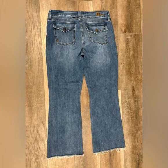 Kut from the Kloth Medium Wash Cropped Jeans - Picture 5 of 5